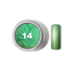 Nail Art Color Gel Metallic Collection 14 Mint 