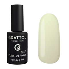 Grattol UV/LED Gel Lack 114 Pale Yellow 9ml